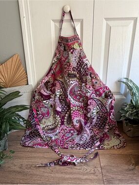 Vera Bradley Very Berry Paisley Apron Rare & Retired Pattern – Birthday Gift